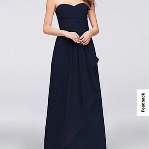 Navy evening gown